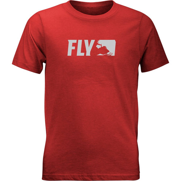 Fly Youth Primary Tee Red Yl