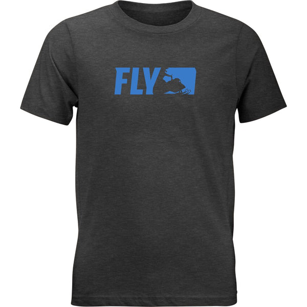Fly Youth Primary Tee Charcoal Yl