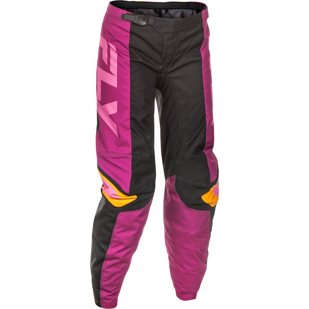 Women's F 16 Pants Ca/Ny Black/Mauve/Yellow Sz 05/06