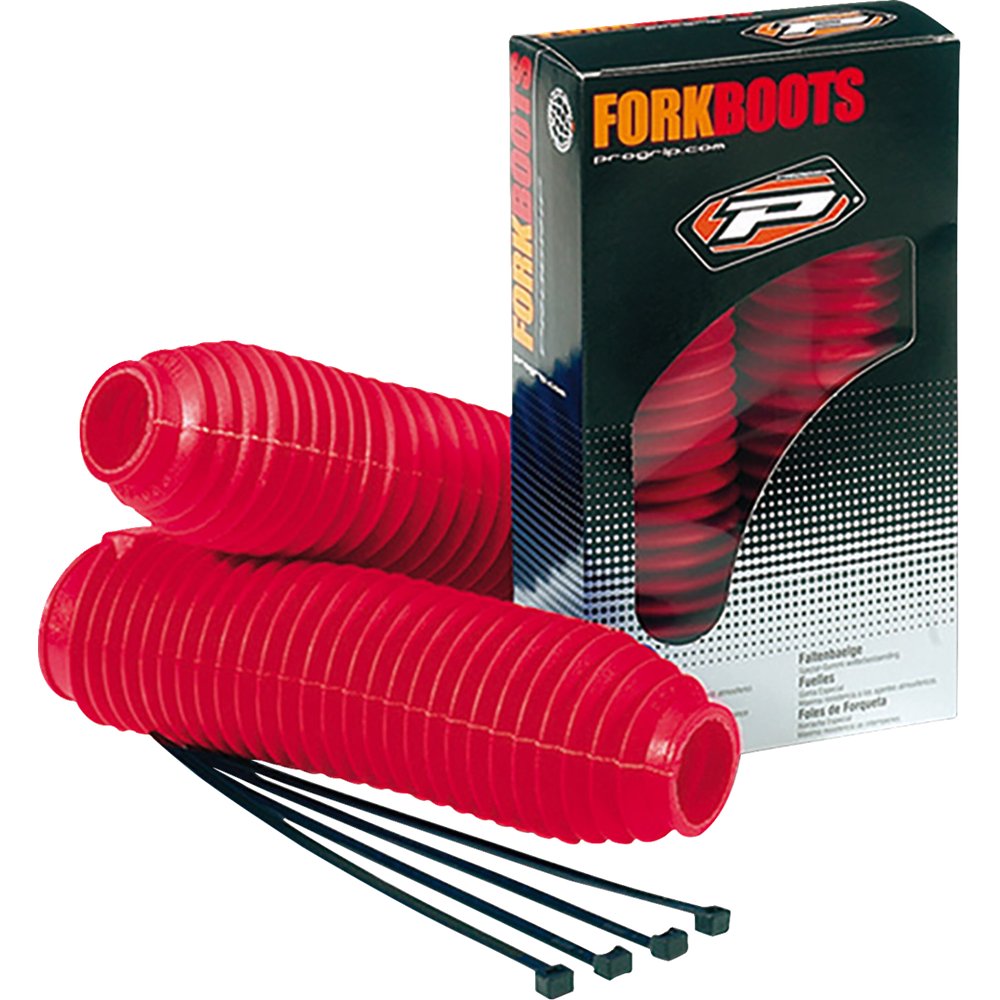 Pro Grip Fork Boots - 42/45 mm - Red PA251045GORO