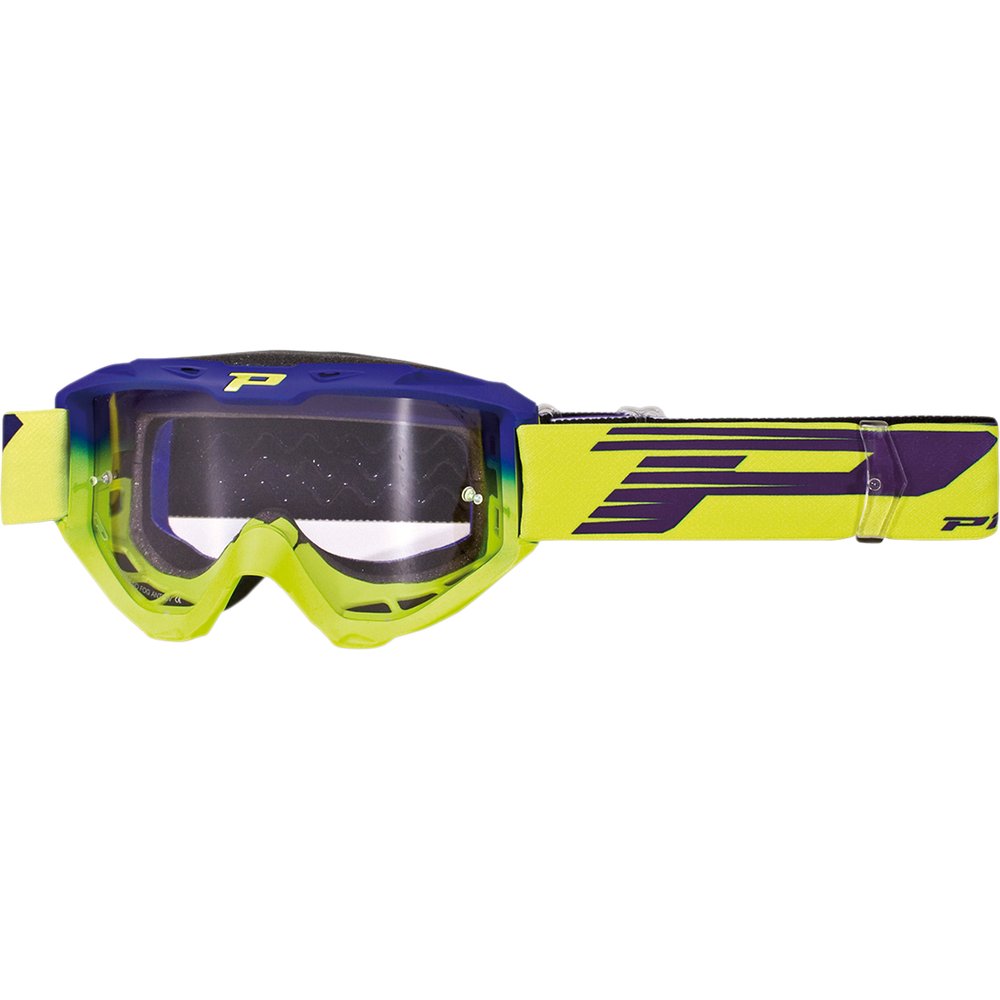 Pro Grip 3450 Riot Goggles - Electric Blue/Yellow Fluo - Light Sensitive PZ3450BEGF