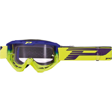 Pro Grip 3450 Riot Goggles - Electric Blue/Yellow Fluo - Light Sensitive PZ3450BEGF