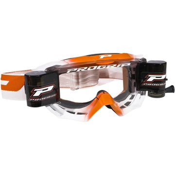 Pro Grip 3200 Roll-Off Goggle - Venom - Orange - Clear Lens PZ3200ROARA