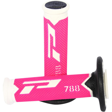 Pro Grip Cross Triple Density 788 Grips - White/Pink/Black PA078800WFXN