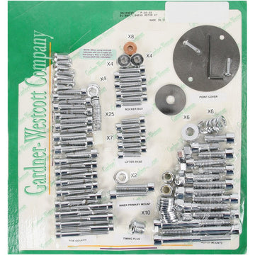 Gardner-Westcott Bolt Kit - Motor Set - Socket-Head P-80-88
