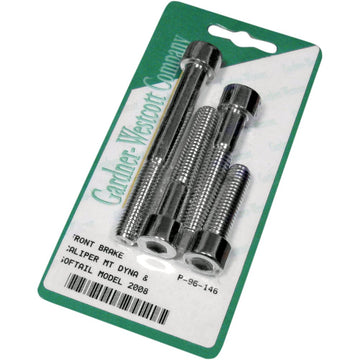 Gardner-Westcott Mounting Bolt Kit - Brake Caliper - Socket-Head - Front P-96-146