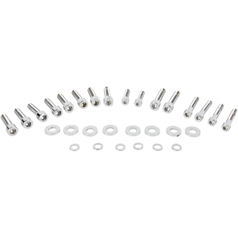 Gardner-Westcott Bolt Kit - Transmission Side Cover - Socket-Head - Chrome P-10-12-07