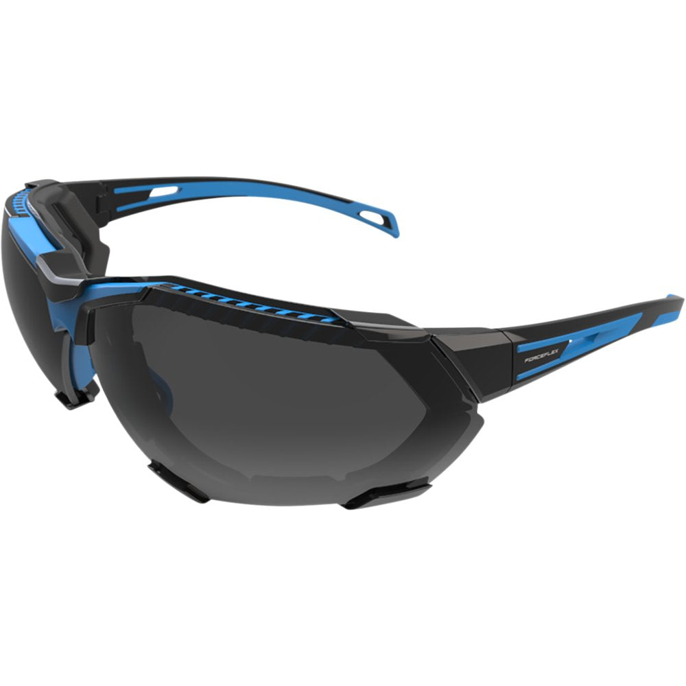 Forceflex FF4 Sunglasses - Foam - Black/Blue - Smoke Lens FF4-01025-041