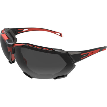 Forceflex FF4 Sunglasses - Foam - Black/Red - Smoke Lens FF4-01045-041