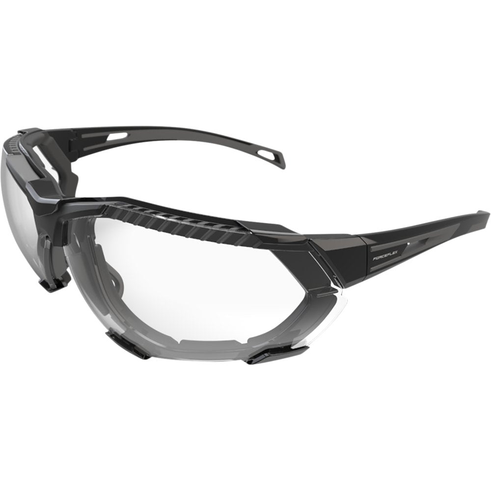 Forceflex FF4 Sunglasses - Foam - Black/Black - Clear Lens FF4-01014-041