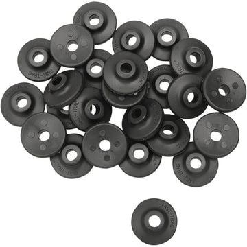 Fast-Trac Extra Large Backer Plates - Black - Round - 96 Pack 600RX-96