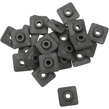 Fast-Trac Extra Large Backer Plates - Black - Square - 96 Pack 700X-96