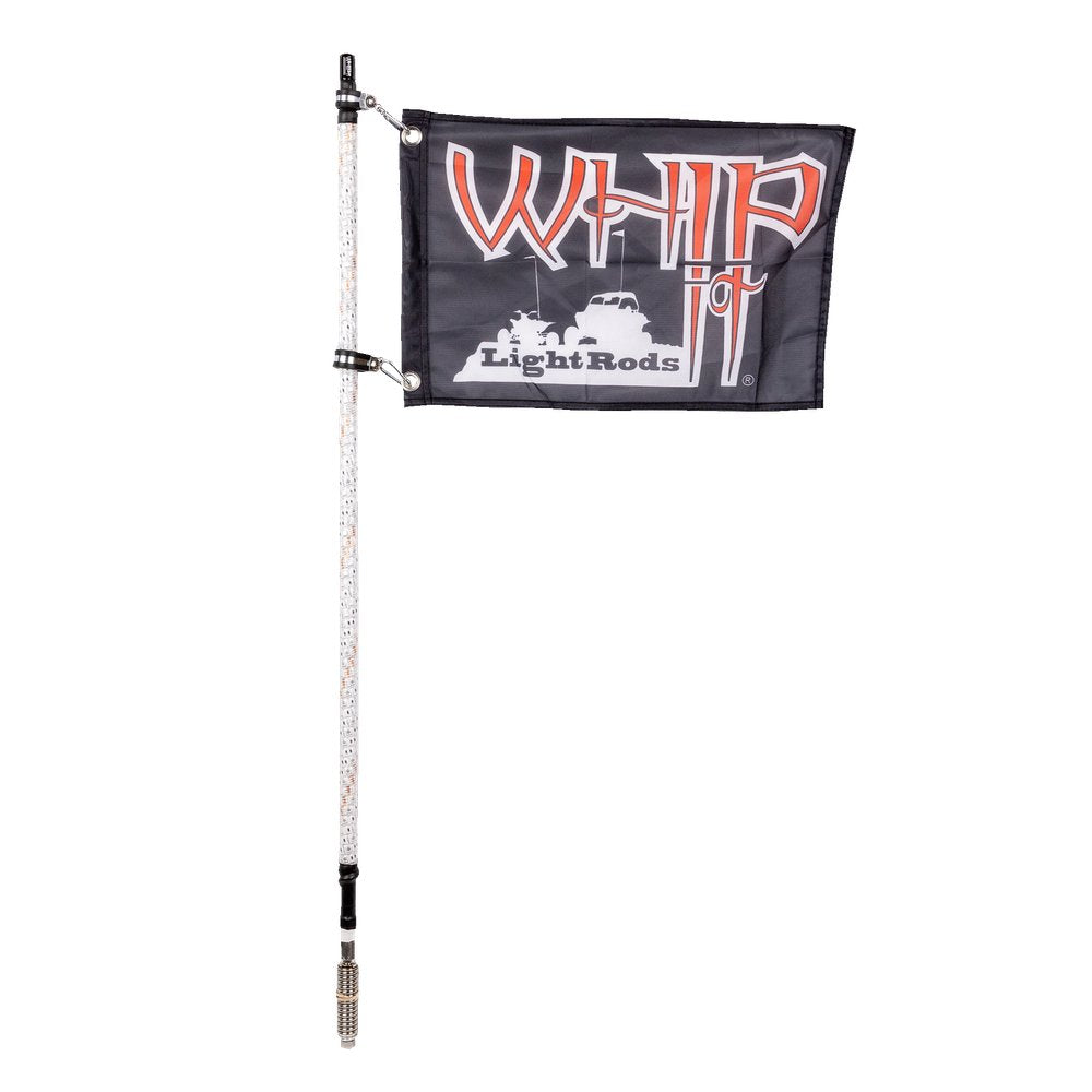 Whipitlightrods 3' Light Rod Whip - Chase - White SB-CHSBTR-231