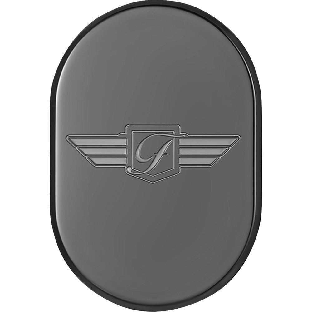 Figurati Designs Antenna Cover - Left Rear Fender - FD Logo - Black FD-01-AC-BLK-LT