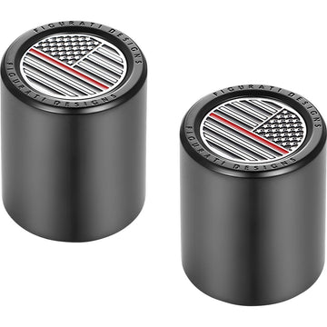 Figurati Designs Docking Covers - American Flag - Contrast Cut - Black FD75-DC-2730-BK
