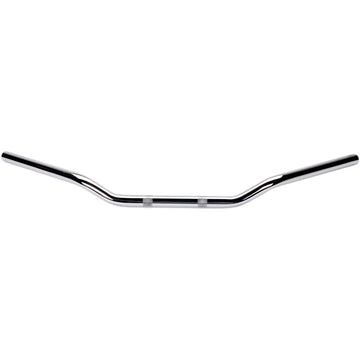 Flanders 1" Metric Cruiser Handlebar - Clubman Style - Chrome 650-08743