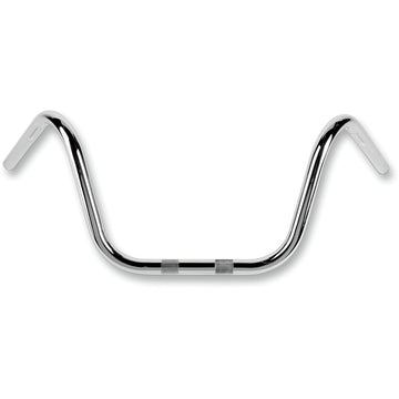 Flanders 1" Handlebar - Springer-Style/Buckhorn - Knurled - Dimpled - Chrome 650-08685