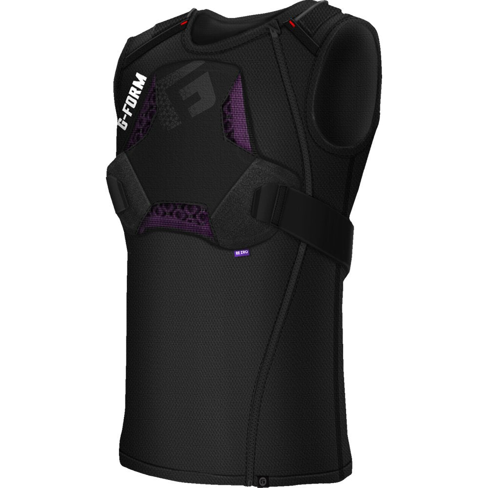 G-Form MX Spike Chest + Back Shirt - Black - Small MXS01121013