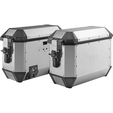 Givi Alaska Side Cases - 36L - Silver ALA36APACK2