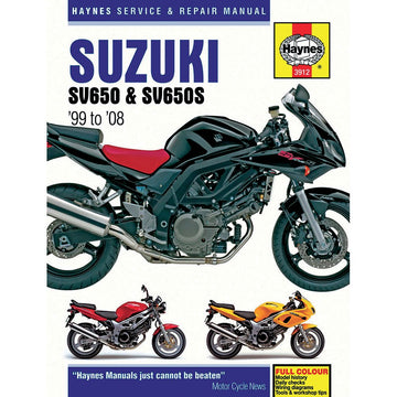 Haynes Manual - Suzuki - SV650 / SV650S M3912