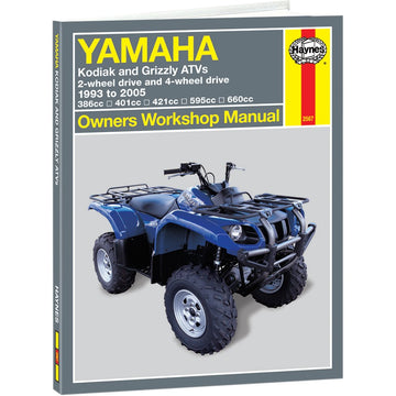 Haynes Manual - Yamaha - YFM Kodiak / YFM Grizzly M2567