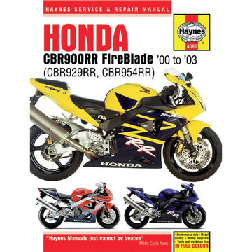 Haynes Manual - Honda - CBR929/954 M4060