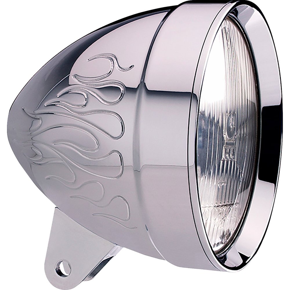 Headwinds Headlight Housing - 5-3/4" - Bradley Flame - Chrome 1-5206CA