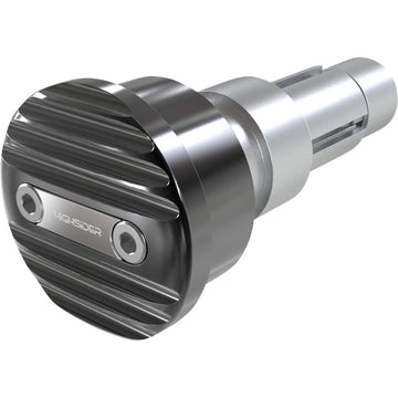 Highsider Bar End Weights - Wave - Black 161-0721