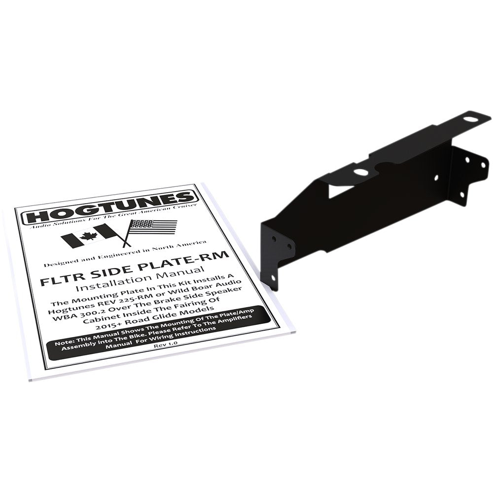 Hogtunes Amp Side Mount Plate FLTR SIDE PLATE-RM