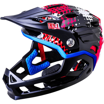 KALI Child Maya Helmet - Punk - Red 0221925212