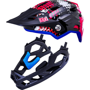 KALI Child Maya Helmet - Punk - Red 0221925212