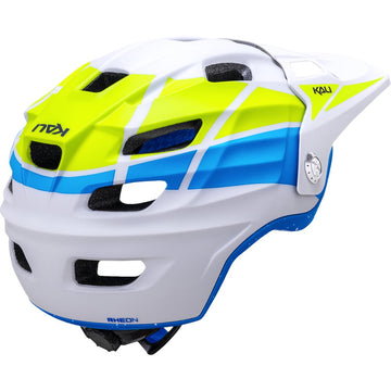 KALI Maya 3.0 Helmet - LTD Race - Matte Gray/Lime/Blue - L/XL 0220424317
