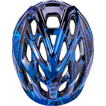 KALI Child Chakra Lighted Helmet - Jungle - Gloss Blue - Small 0221022225