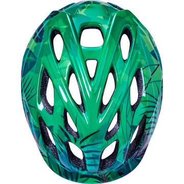 KALI Child Chakra Lighted Helmet - Jungle - Gloss Green - Small 0221022215