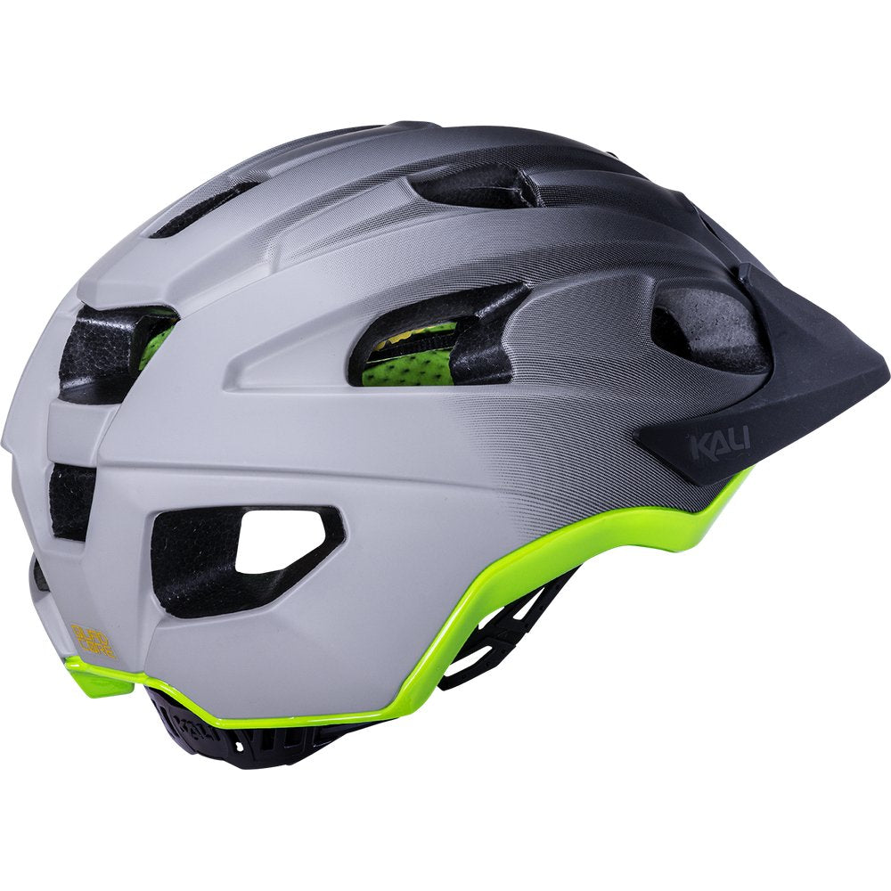 KALI Pace Helmet - Fade - Black/Gray/Fluorescent Yellow - L/XL 0221722117