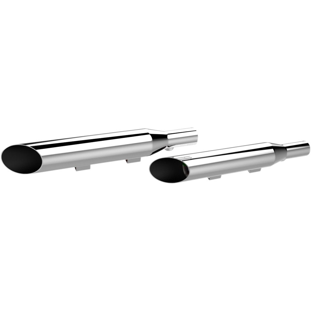 KHROME WERKS 3" HP-Plus? Slip-On Mufflers - Slash-Cut - Chrome - XL 202390