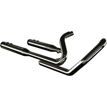 KHROME WERKS 2-into-2 Dominator Exhaust System - Eclipse? - '09-'16 FL - With 4-1/2" Muffler 201830