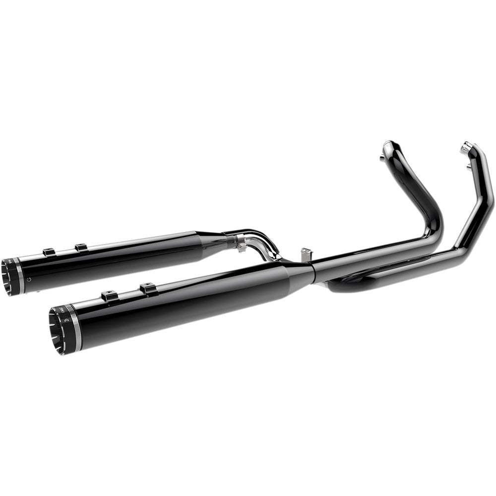 KHROME WERKS 2-into-2 Dominator Exhaust System - Eclipse? - '09-'16 FL - With 4-1/2" Muffler 201830