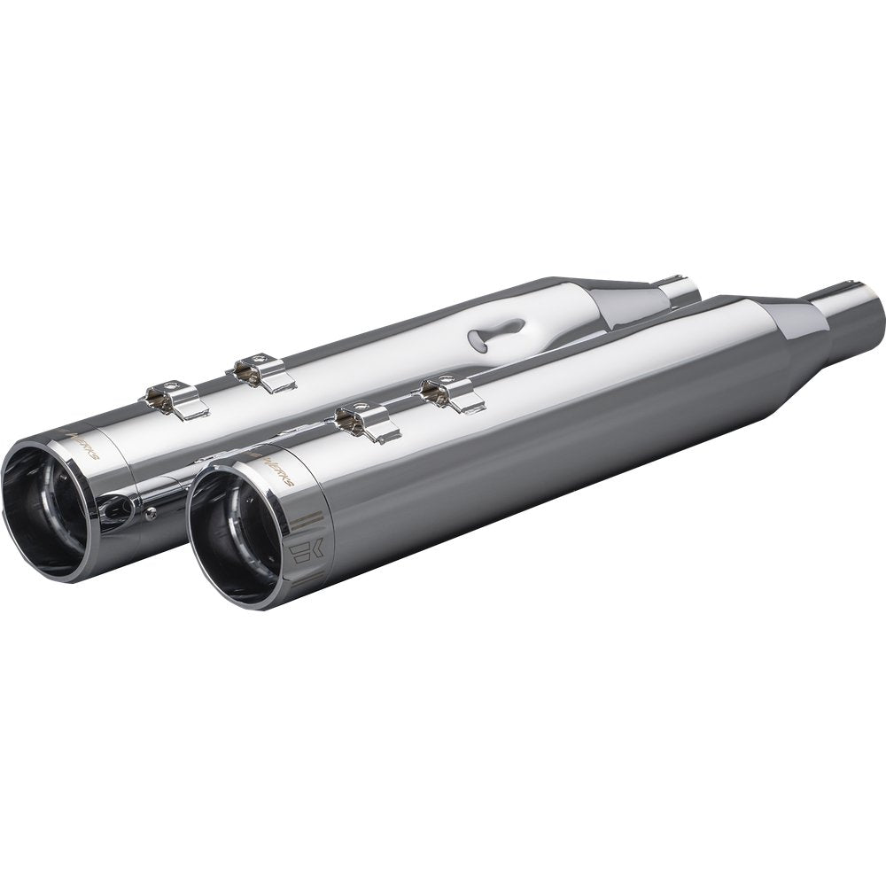 KHROME WERKS 4-1/2" HP-Plus? Slip-On Mufflers - Chrome Klassic Tip 202925