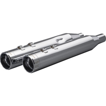 KHROME WERKS 4-1/2" HP-Plus? Slip-On Mufflers - Chrome Klassic Tip 202925