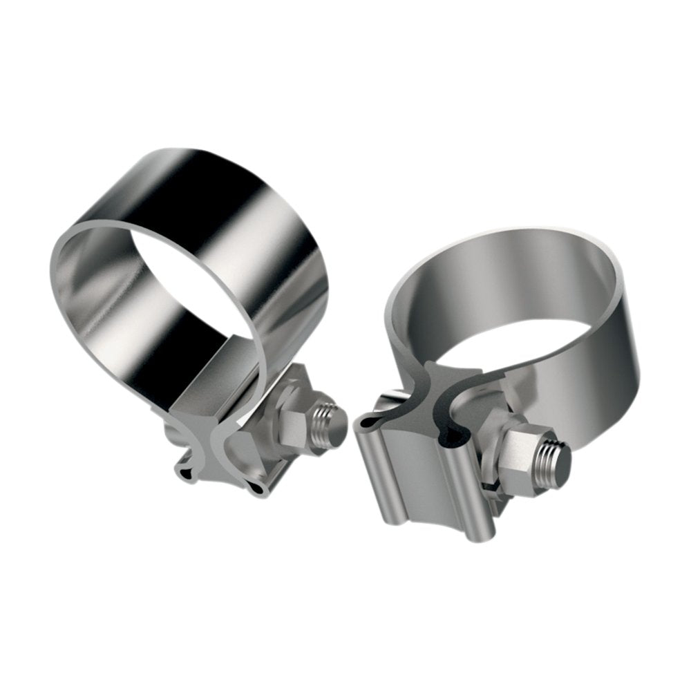 KHROME WERKS Exhaust Clamp - Stainless Steel - 1-3/4" 203030
