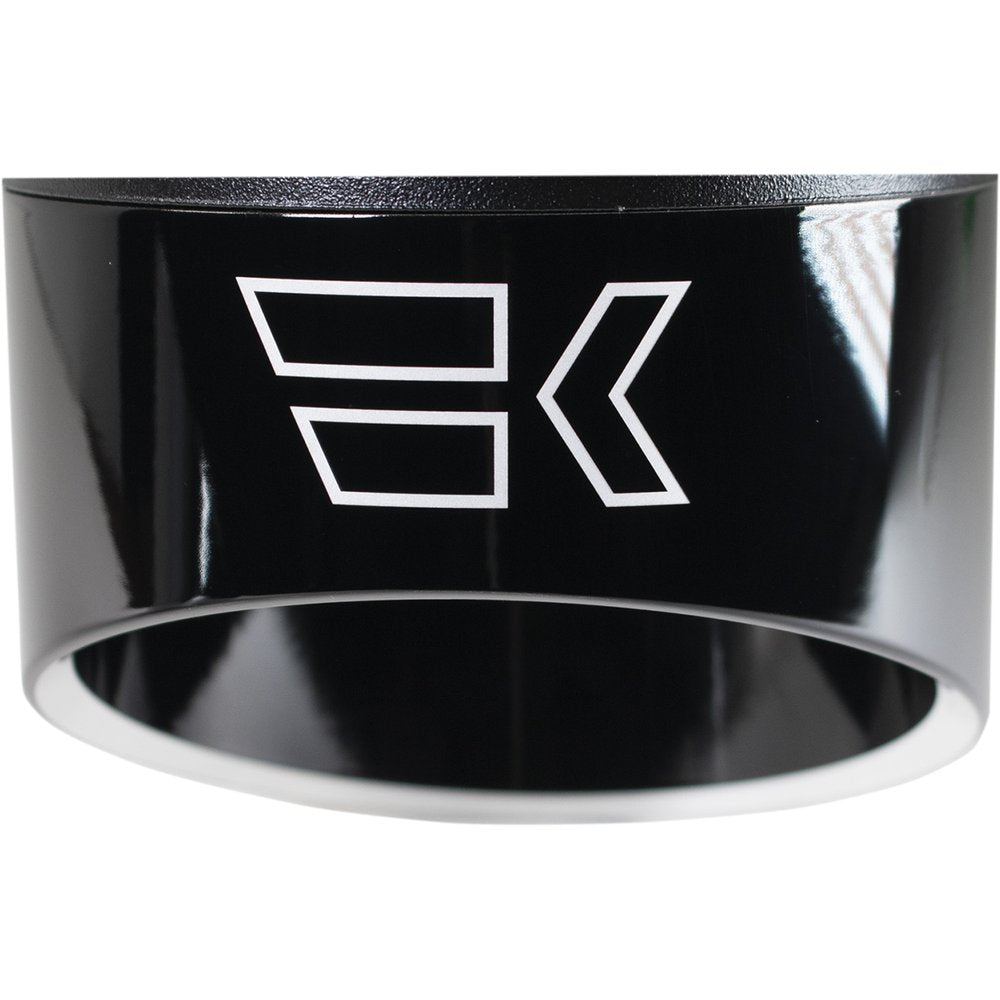 KHROME WERKS Replacement End Cap - Edge - 4-1/2" - Black 200714P