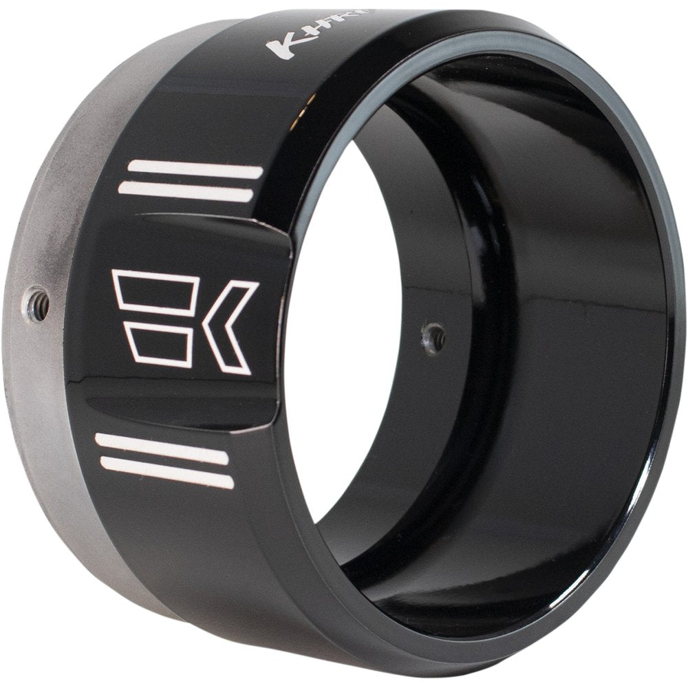 KHROME WERKS 4-1/2" Klassic Tip - Left - Black Powdercoat 200658P