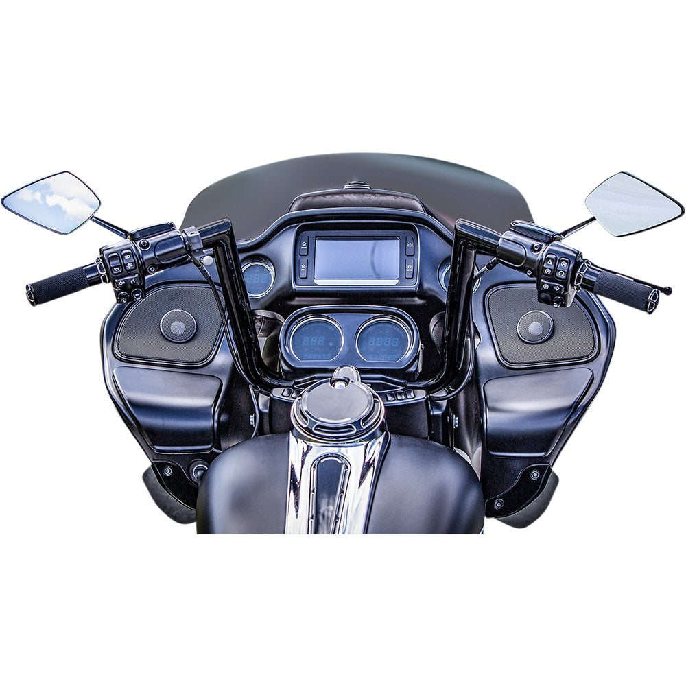KHROME WERKS Buck-50 Handlebar - FLT - 12" - Black 300722