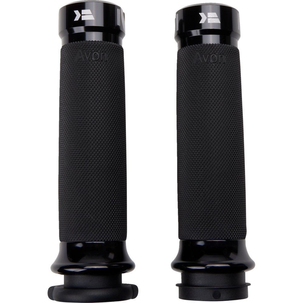 KHROME WERKS Klassic Grips - Custom Contour - TBW - Black 500180