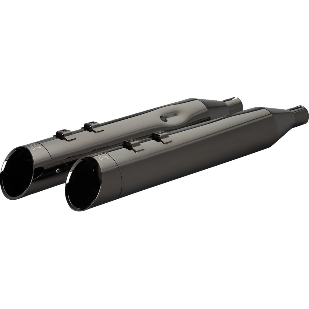 KHROME WERKS 4-1/2" HP-Plus? Slip-On Mufflers with Edge Tip - Eclipse? - M8 201935