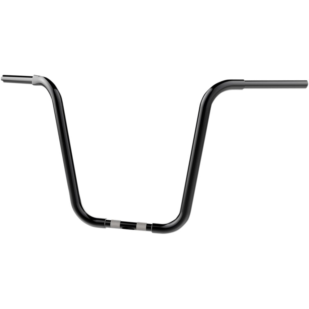 KHROME WERKS 1-1/4" Bobber Ape Hanger Handlebar - 16" - Black 300878