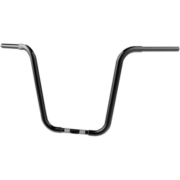 KHROME WERKS 1-1/4" Bobber Ape Hanger Handlebar - 16" - Black 300878