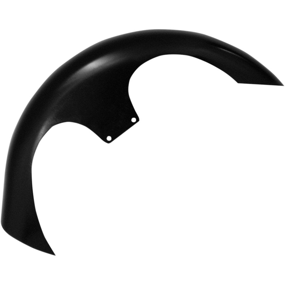 KLOCK WERKS Shank Front Fender Kit - For Raked Frames - Black - Steel - 26" KWF-01-0261