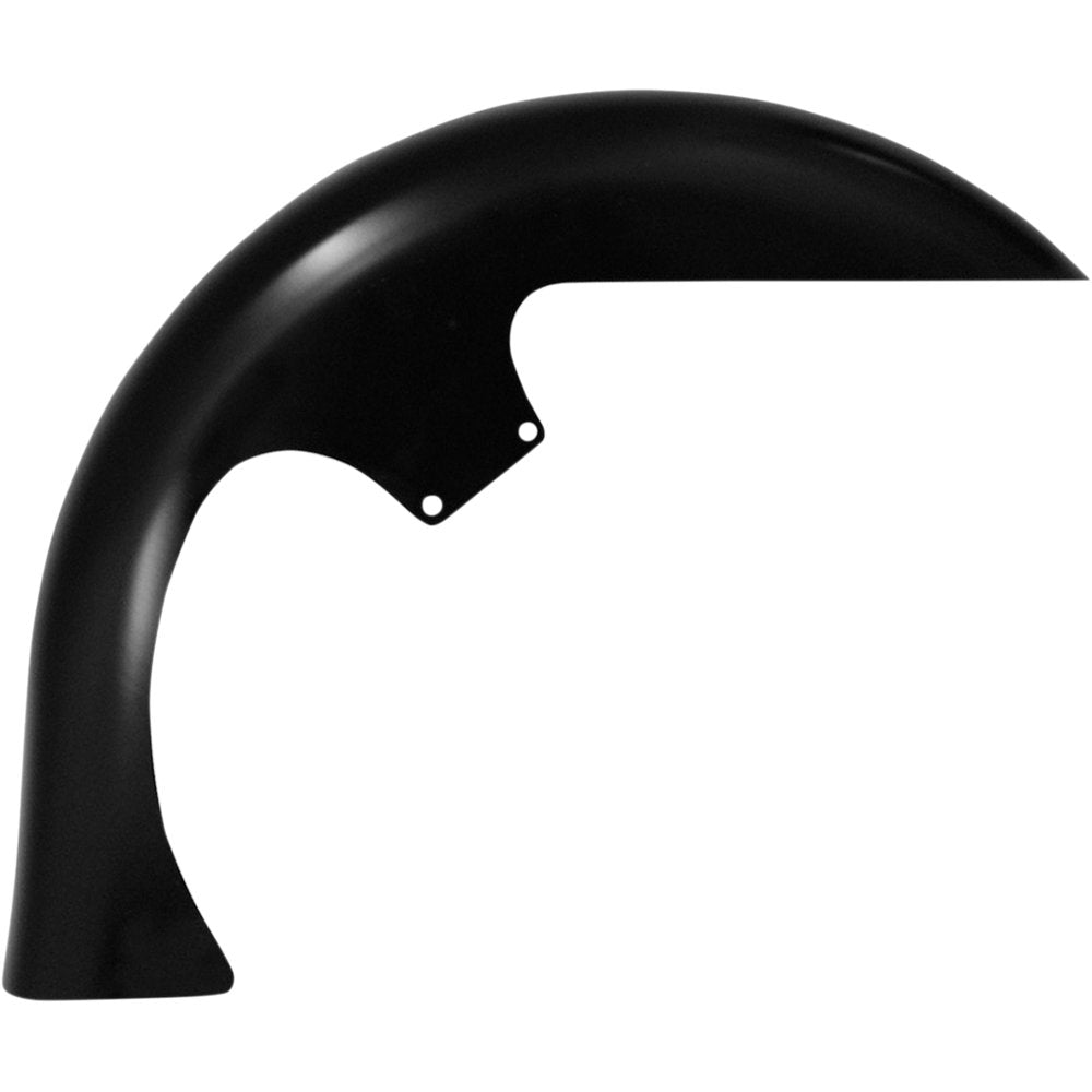 KLOCK WERKS Level Front Fender Kit - For Raked Frames - Black - Steel - 26" KWF-01-0250